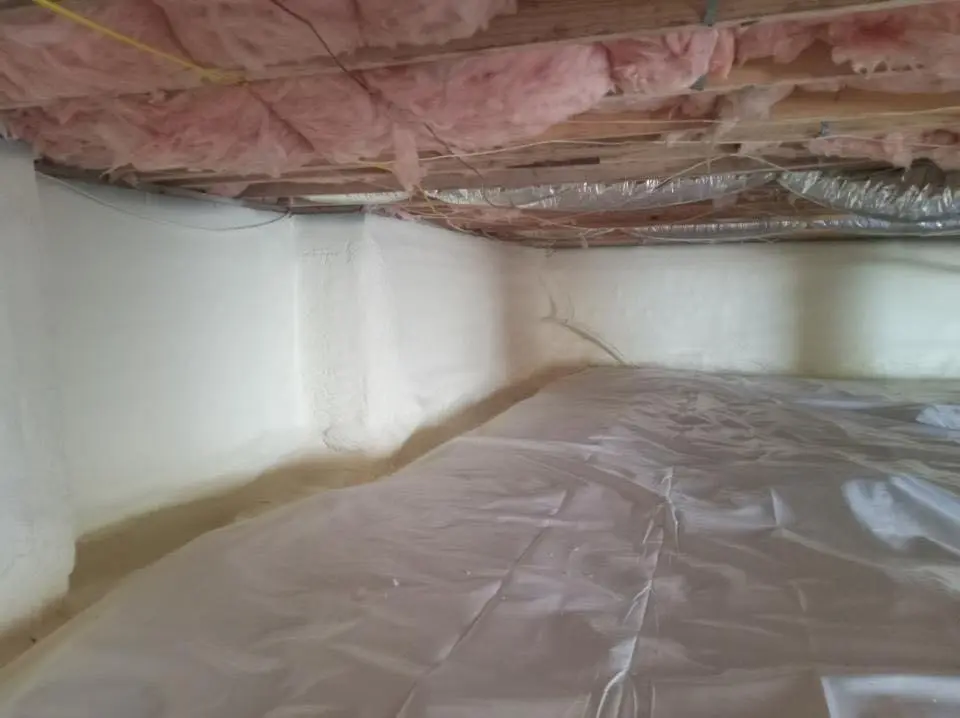 Crawl space encapsulation with closed-cell spray foam for Spray Foam Roofing Repair in Bowling Green